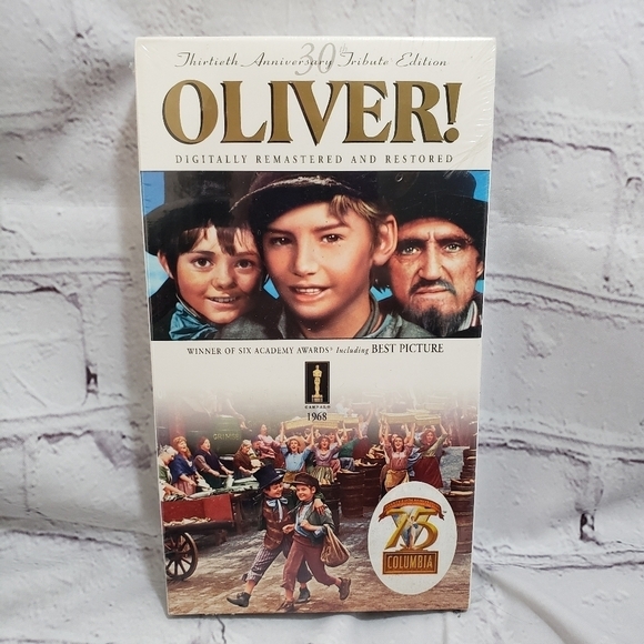 Oliver VHS 1998 30th Anniversary Tribute Edition Slipsleeve New Sealed Rated G - Picture 1 of 11